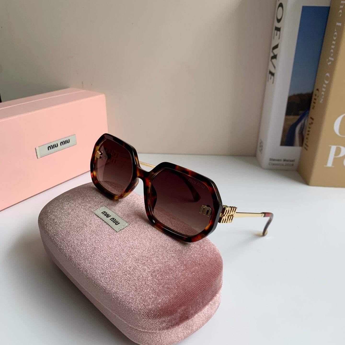 Miu Miu Square Red Lens Sunglasses for Men & Women - 449780 - detail image 5