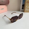 Miu Miu Square Red Lens Sunglasses for Men & Women - 449780