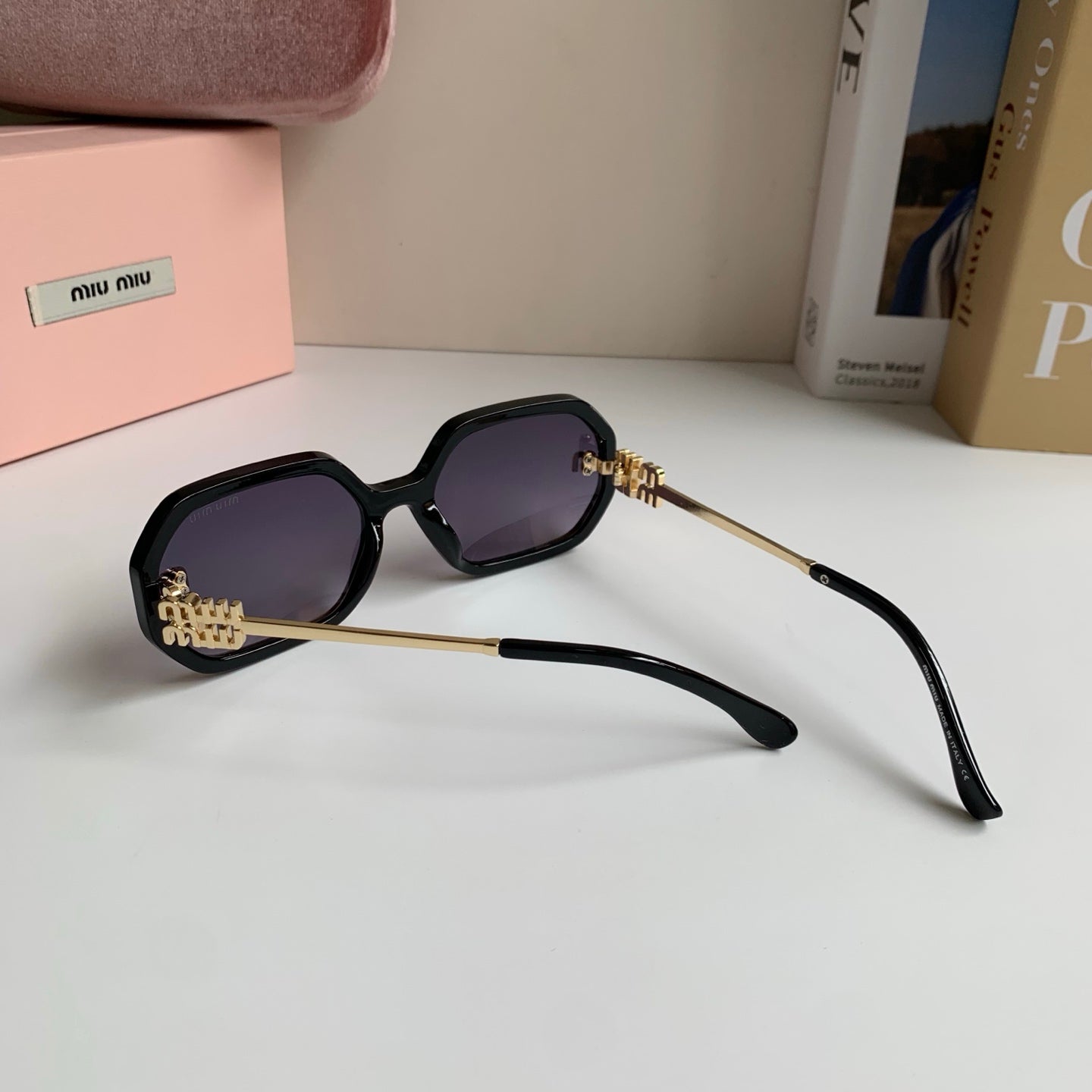Miu Miu Square Silver Lens Sunglasses for Men & Women - 449781 - detail image 9