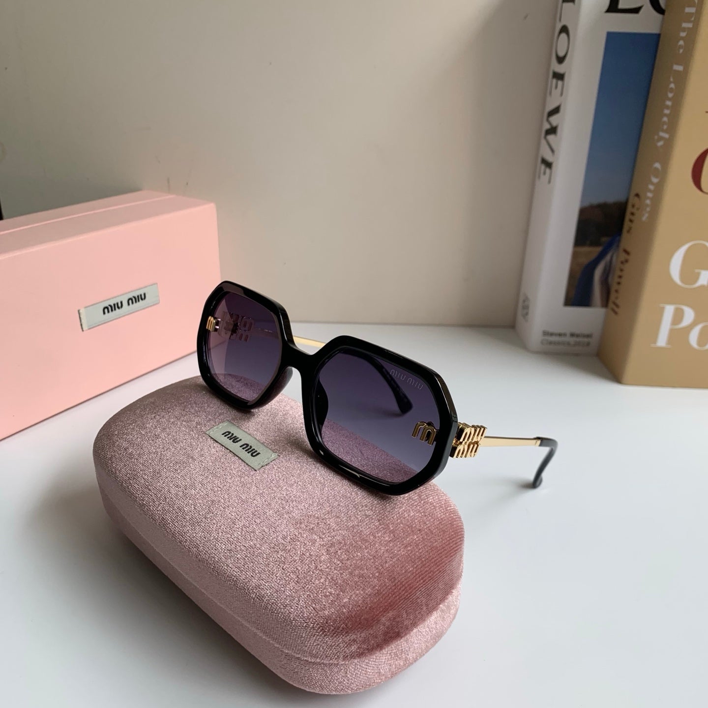 Miu Miu Square Silver Lens Sunglasses for Men & Women - 449781 - detail image 4
