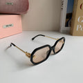 Miu Miu Square Silver Lens Sunglasses for Men & Women - 449782