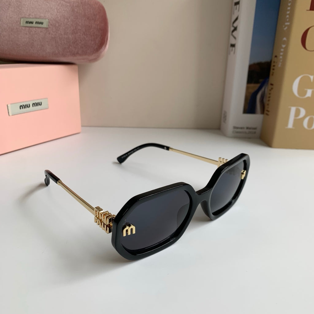 Miu Miu Square Silver Lens Sunglasses for Men & Women - 449783