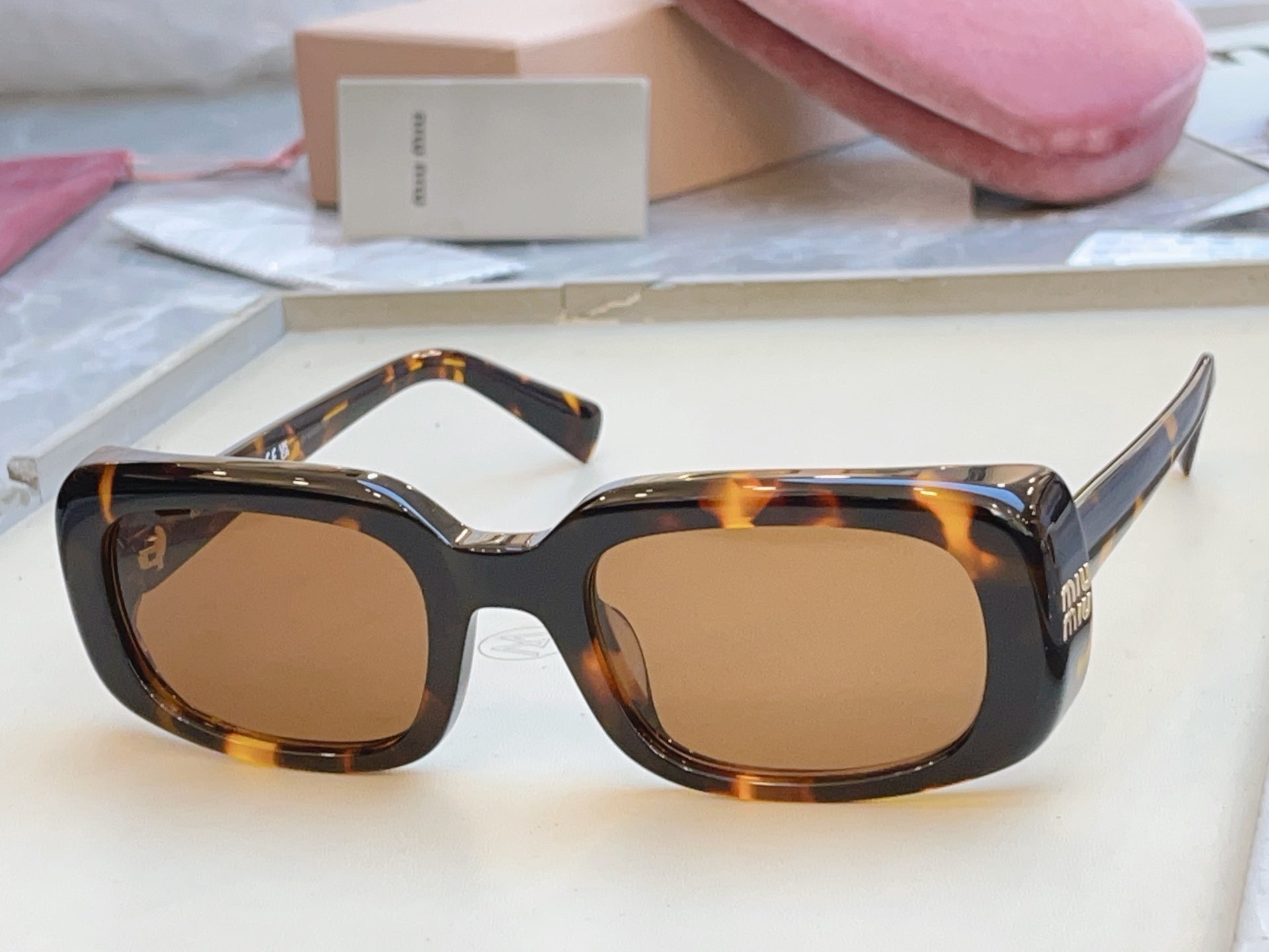Miu Miu B13-F Fashion Brown Lens Sunglasses for Men & Women - 487656 - detail image 2