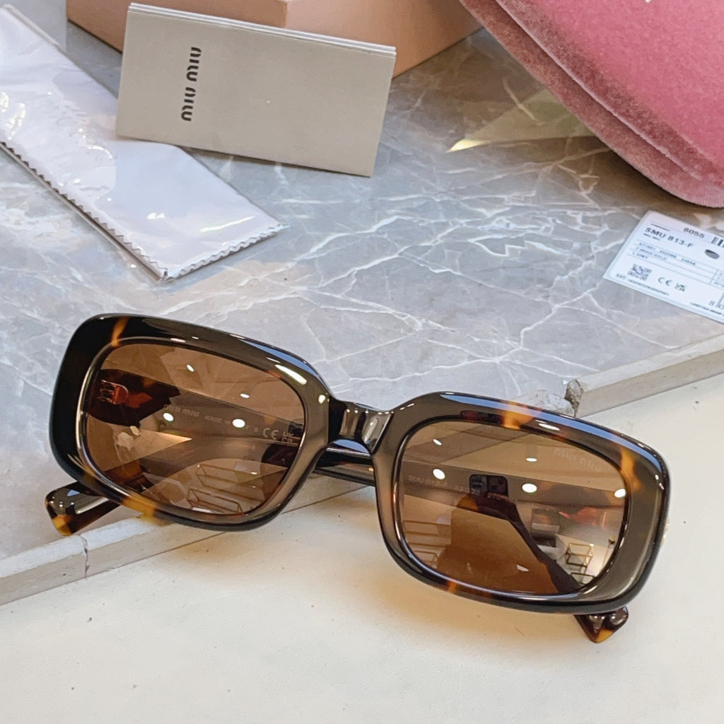 Miu Miu B13-F Fashion Brown Lens Sunglasses for Men & Women - 487656