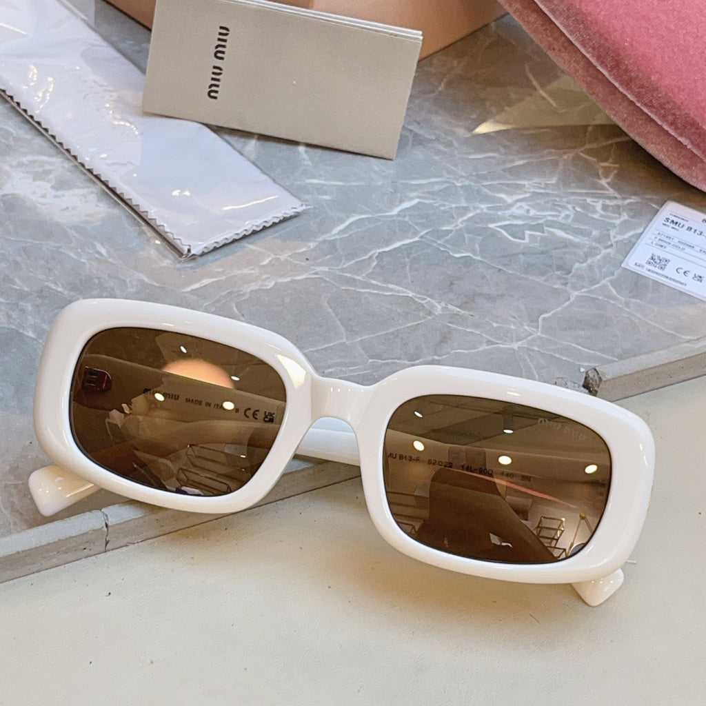 Miu Miu B13-F Fashion Brown Lens Sunglasses for Men & Women