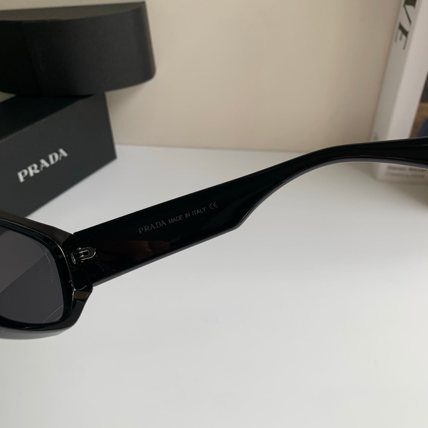 Prada Fashion Black Lens Sunglasses for Men & Women - 372142 - detail image 6