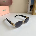 Miu Miu Round Silver Lens Sunglasses for Men & Women - 466171
