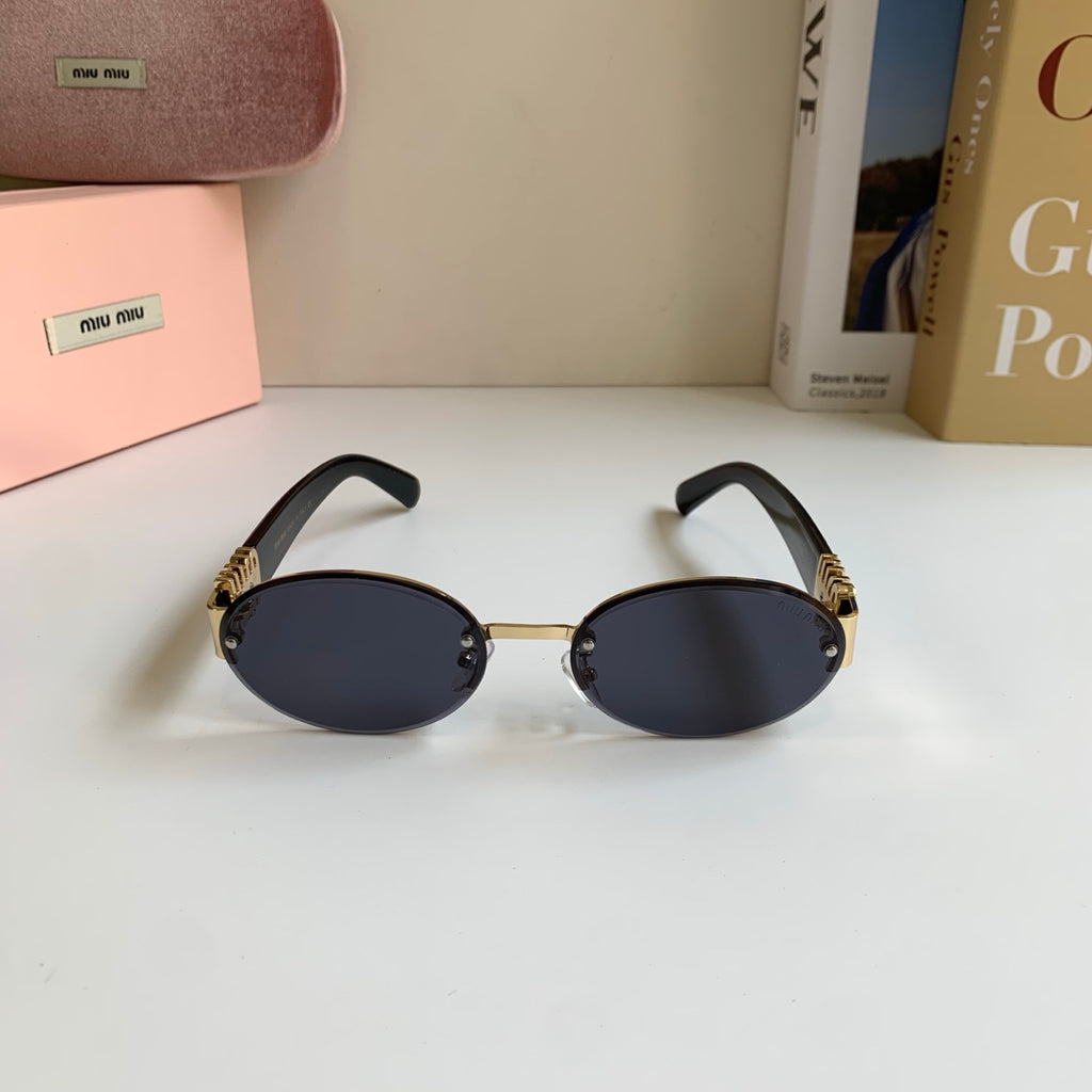 Miu Miu Round Silver Lens Sunglasses for Men & Women - 466173 - detail image 5
