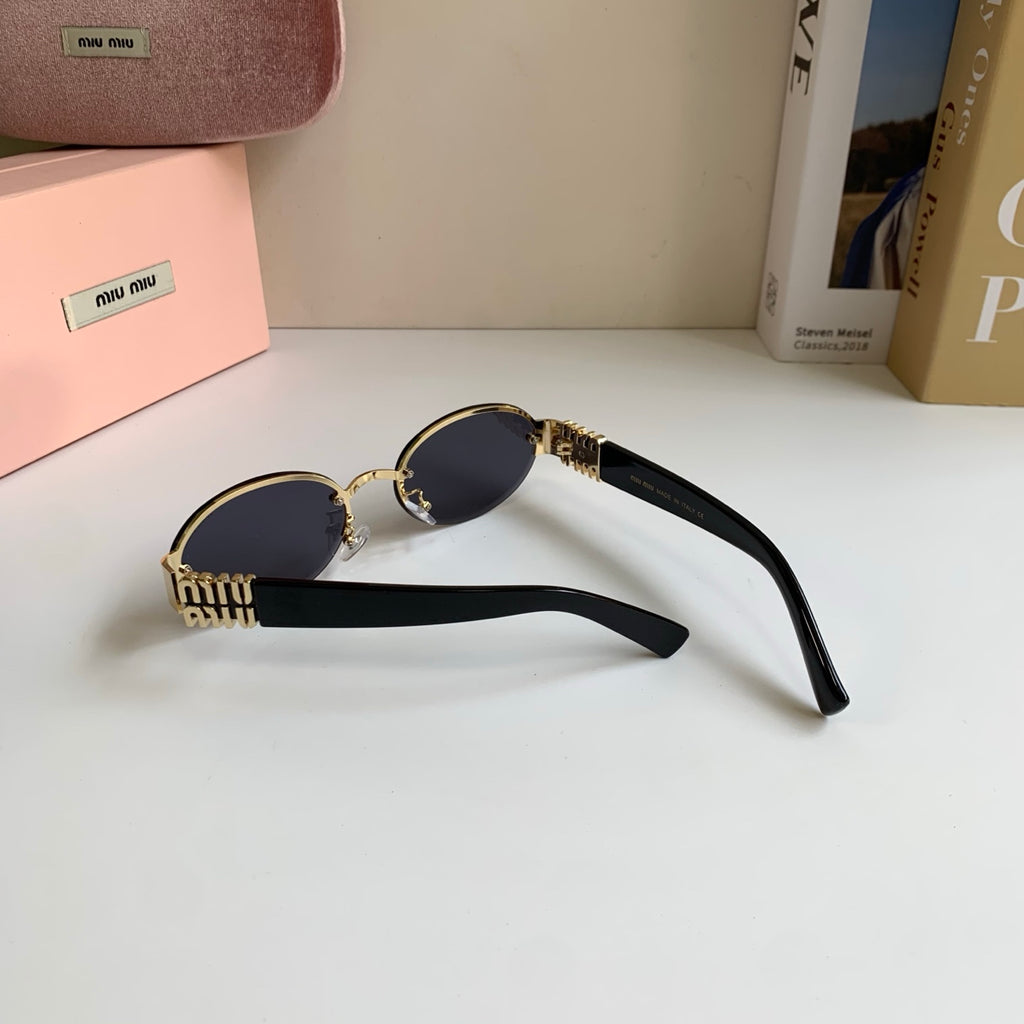 Miu Miu Round Silver Lens Sunglasses for Men & Women - 466173 - detail image 6
