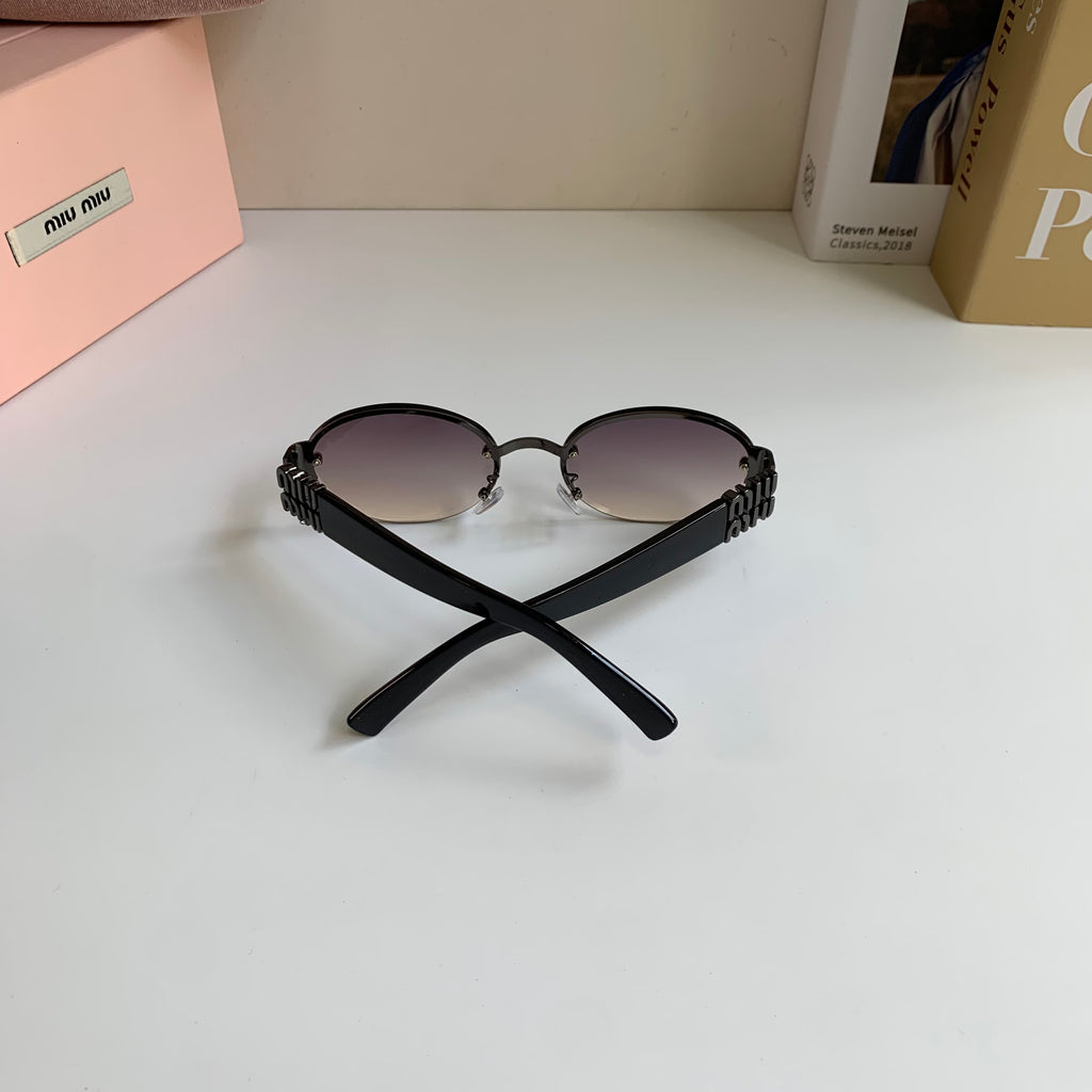 Miu Miu Round Silver Lens Sunglasses for Men & Women - 466174 - detail image 7