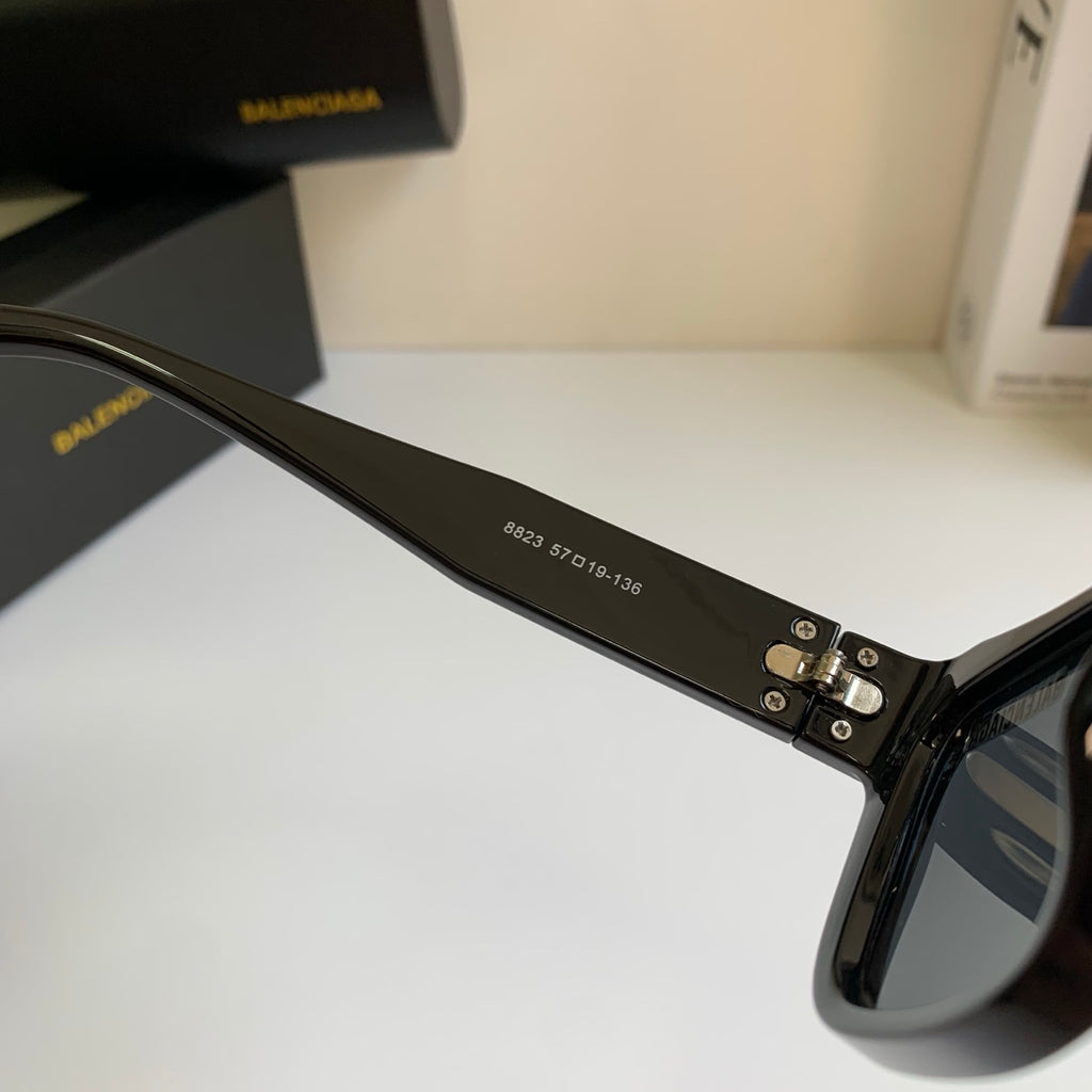 Balenciaga Square Black Lens Sunglasses for Men & Women - 466010 - detail image 6