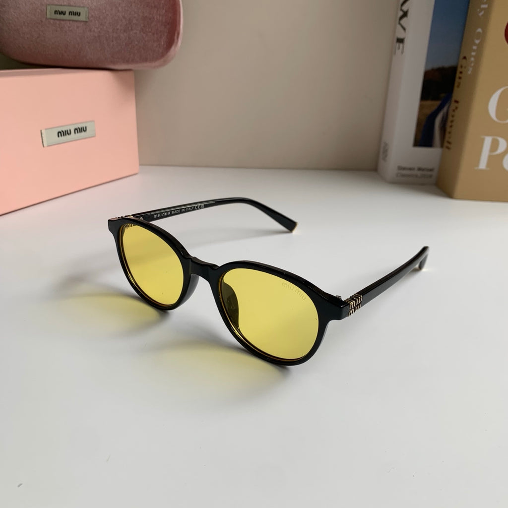 Miu Miu Blue-Light Fashion Gold Lens Sunglasses for Men & Women - detail image 2