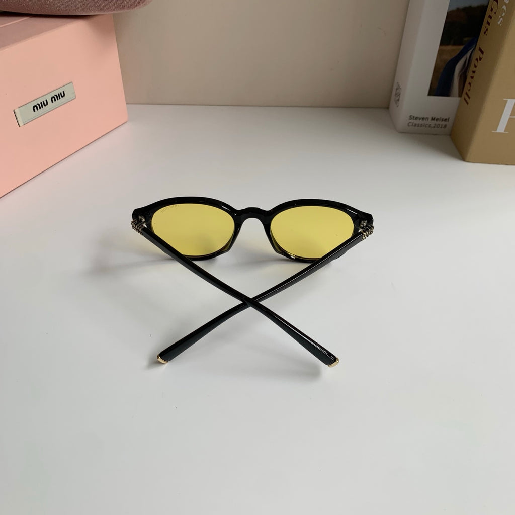 Miu Miu Blue-Light Fashion Gold Lens Sunglasses for Men & Women - detail image 8