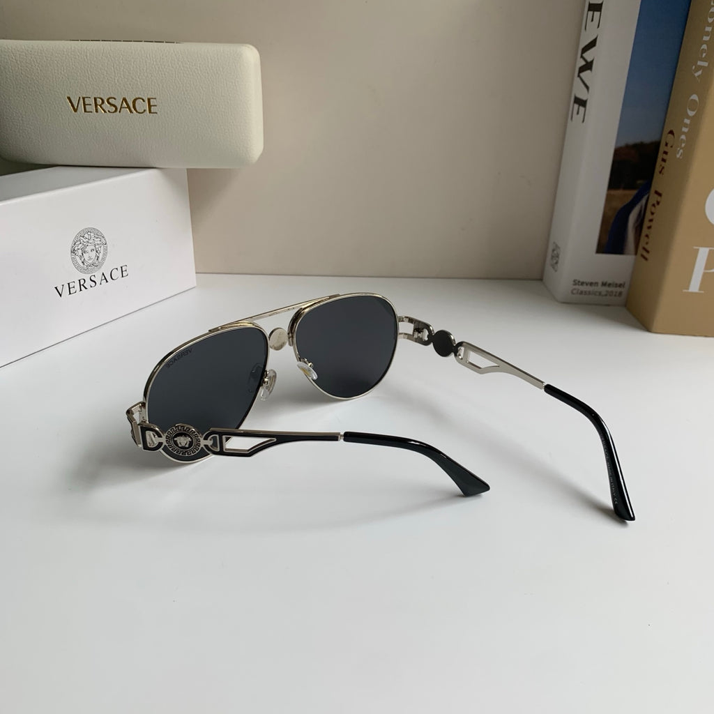 Versace Aviator Silver Lens Sunglasses for Men & Women - 487856 - detail image 6