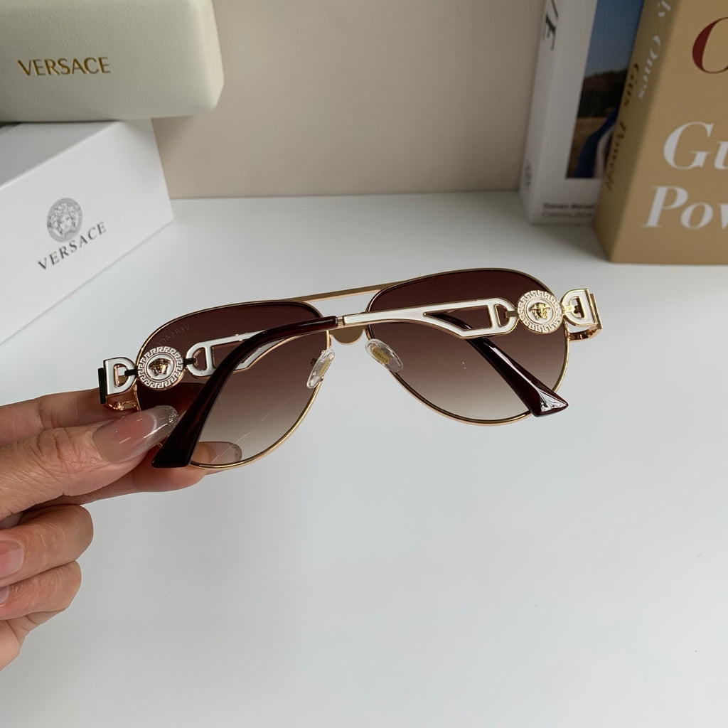 Versace Aviator Red Lens Sunglasses for Men & Women - 416348 - detail image 7