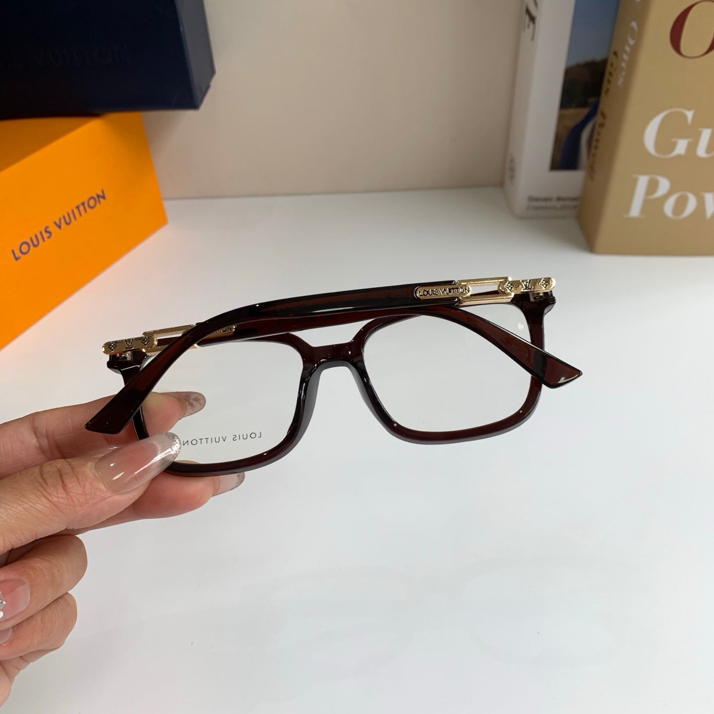 Louis Vuitton Square Silver Lens Sunglasses for Men & Women - 414886 - detail image 6