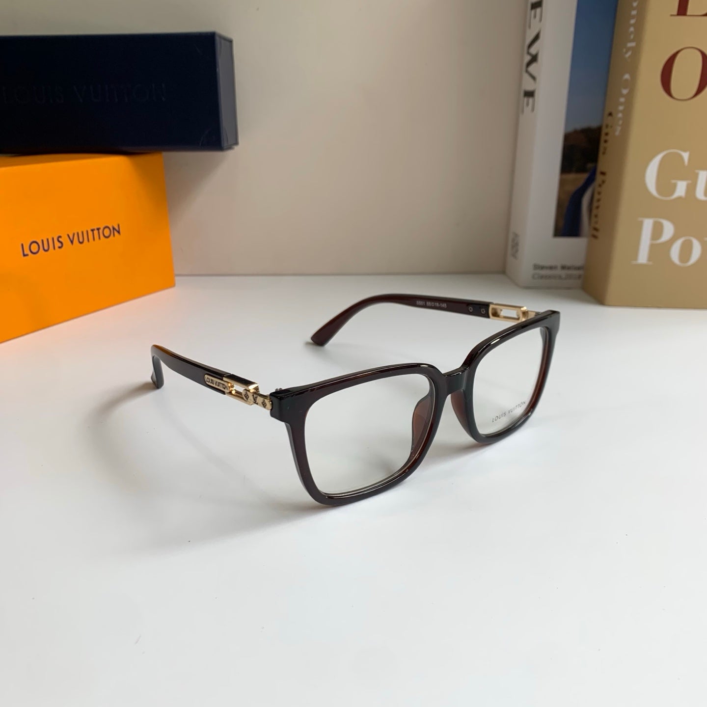 Louis Vuitton Square Silver Lens Sunglasses for Men & Women - 414886