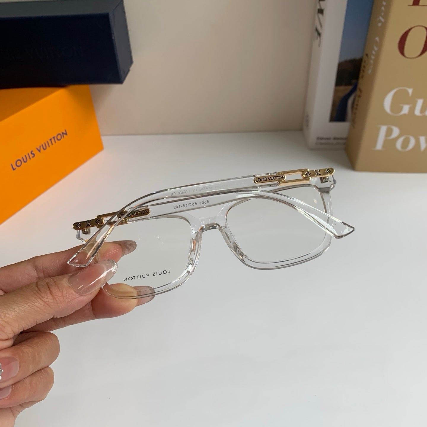 Louis Vuitton Square Silver Lens Sunglasses for Men & Women - 414887 - detail image 7