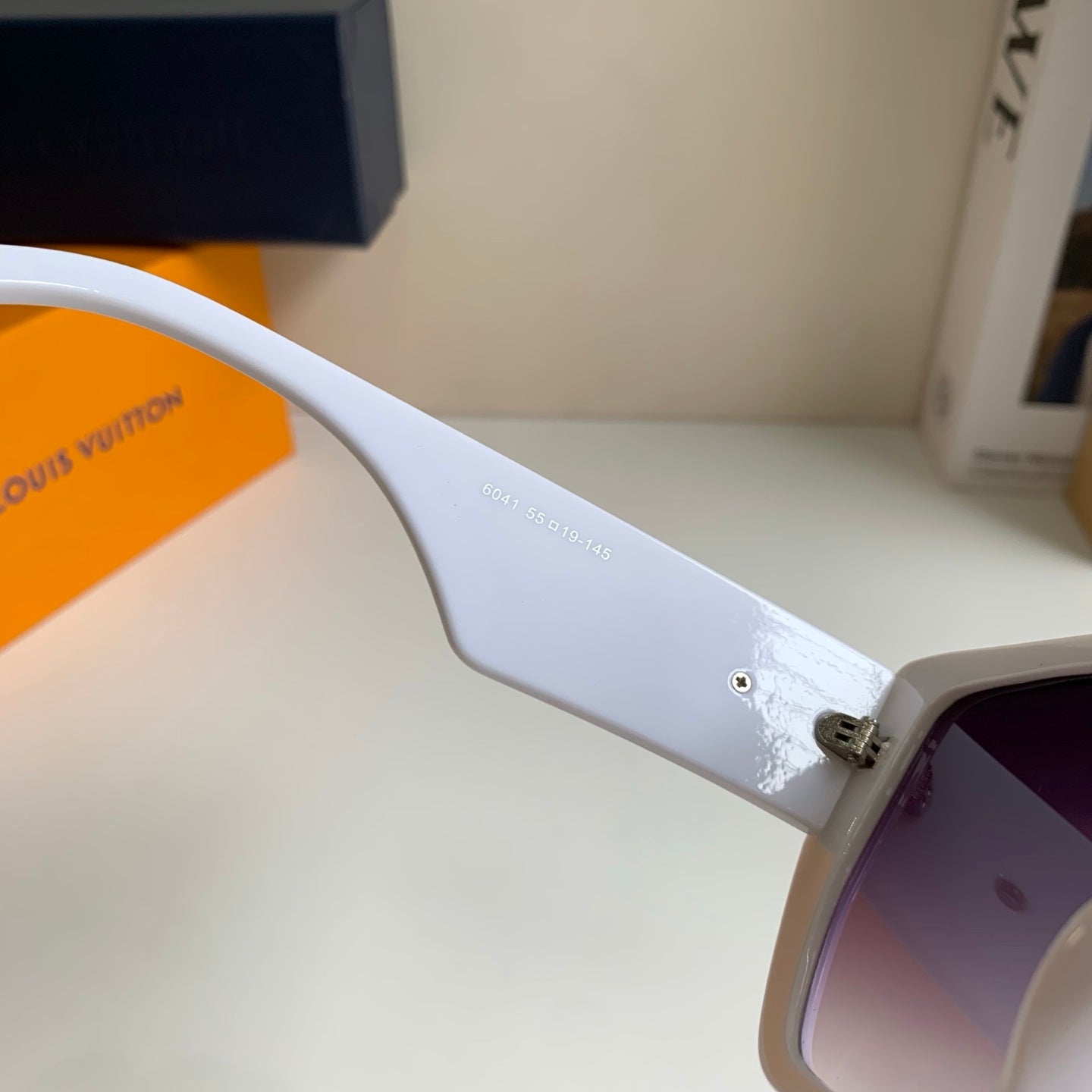 Louis Vuitton Square Silver Lens Sunglasses for Men & Women - 414891 - detail image 7