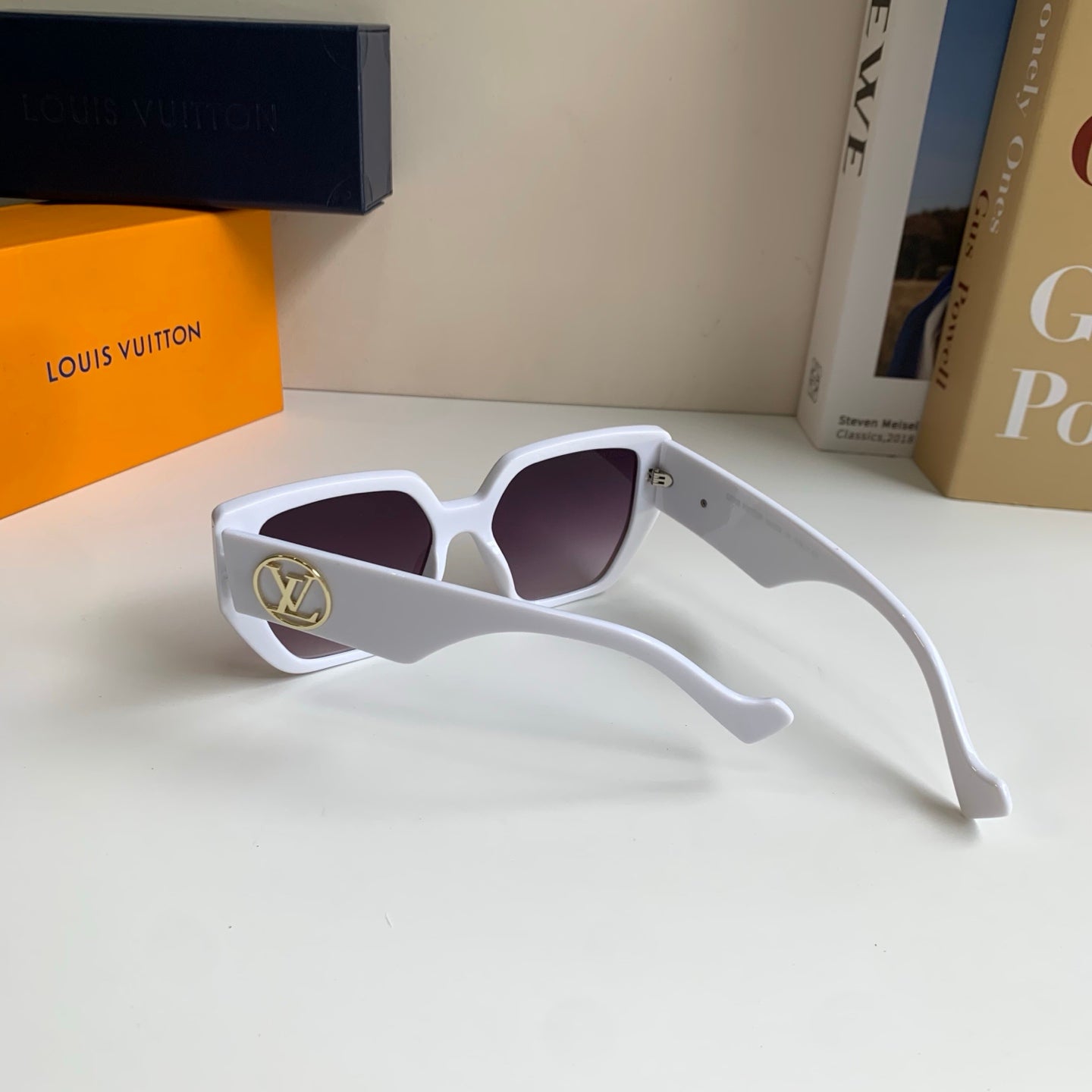 Louis Vuitton Square Silver Lens Sunglasses for Men & Women - 414891 - detail image 6