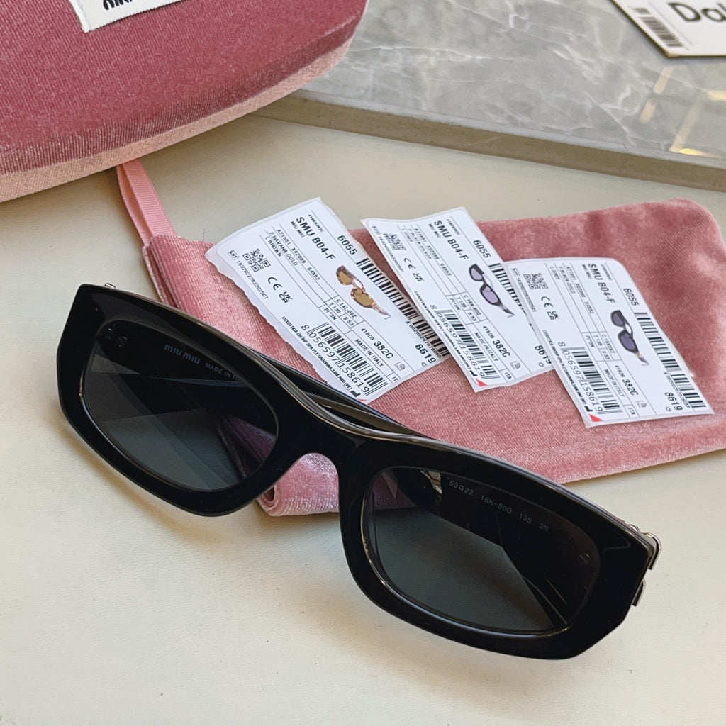 Miu Miu B04-F Fashion Black Lens Sunglasses for Men & Women - 432613 - detail image 3