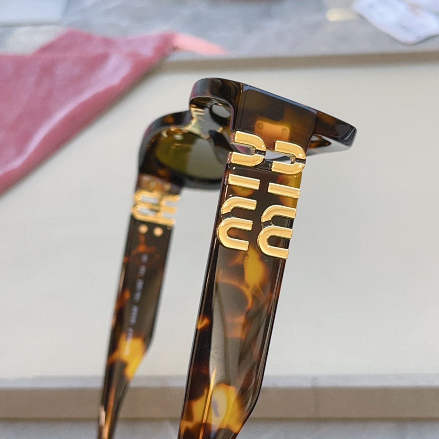Miu Miu B04-F Fashion Black Lens Sunglasses for Men & Women - detail image 8