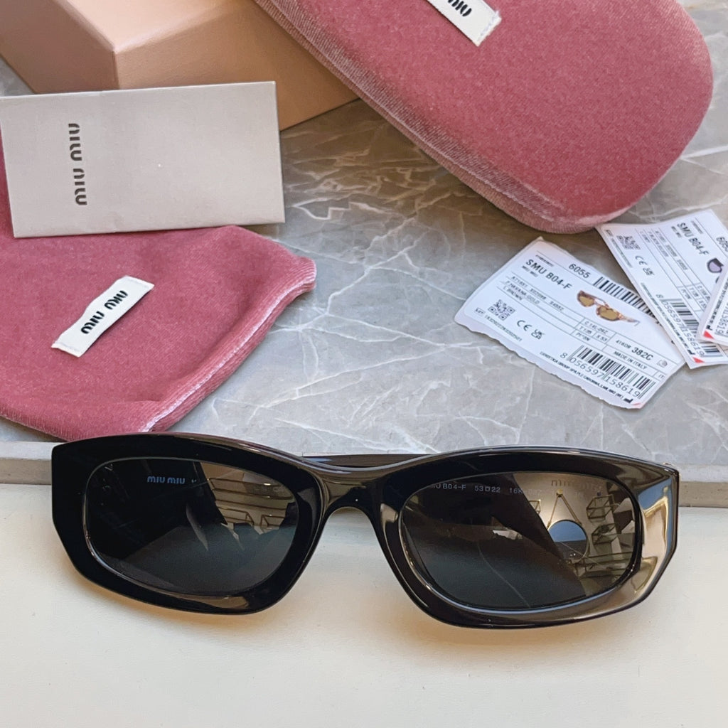 Miu Miu B04-F Fashion Red Lens Sunglasses for Men & Women