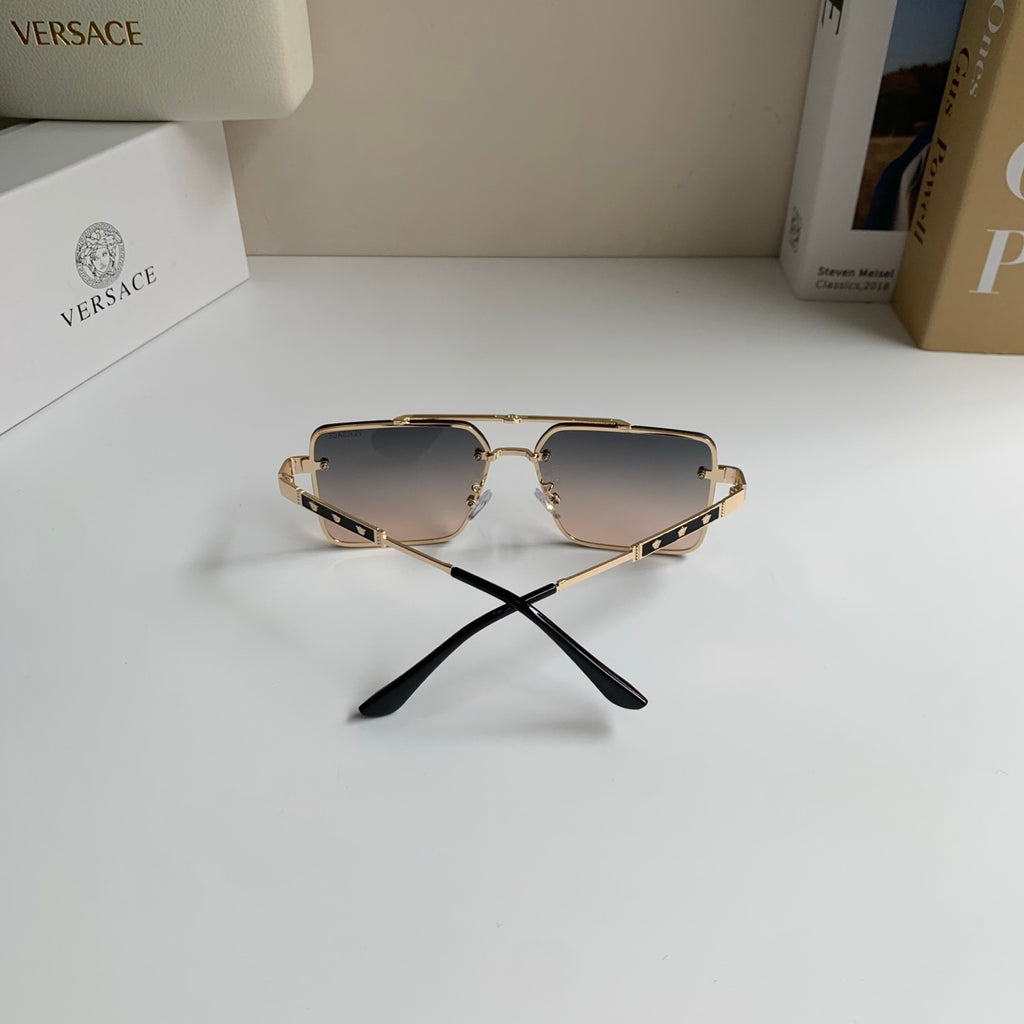 Versace Polarized Metal Square Silver Lens Sunglasses for Men & Women - 432806 - detail image 7
