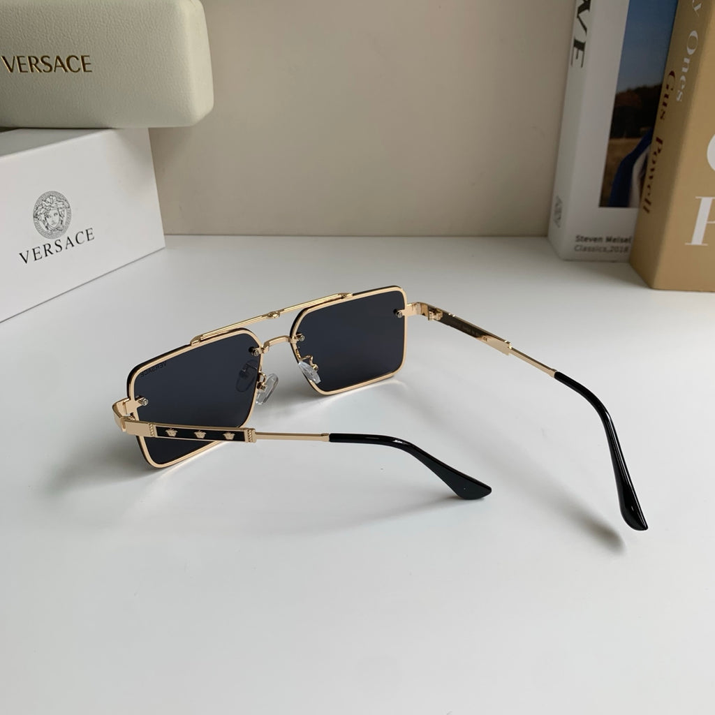 Versace Polarized Metal Square Silver Lens Sunglasses for Men & Women - 432807 - detail image 7