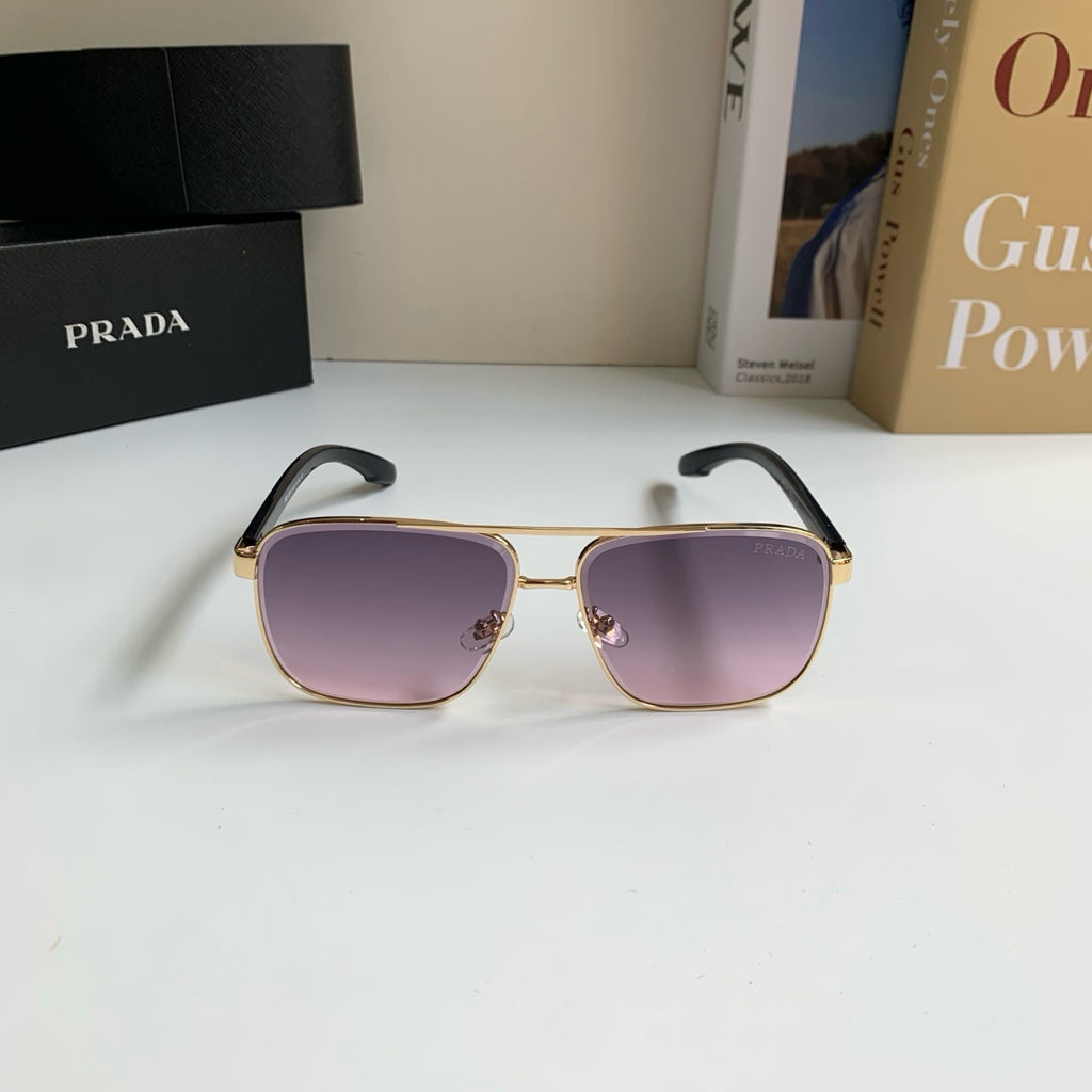 Prada Metal Square Silver Lens Sunglasses for Men & Women - 358445 - detail image 4