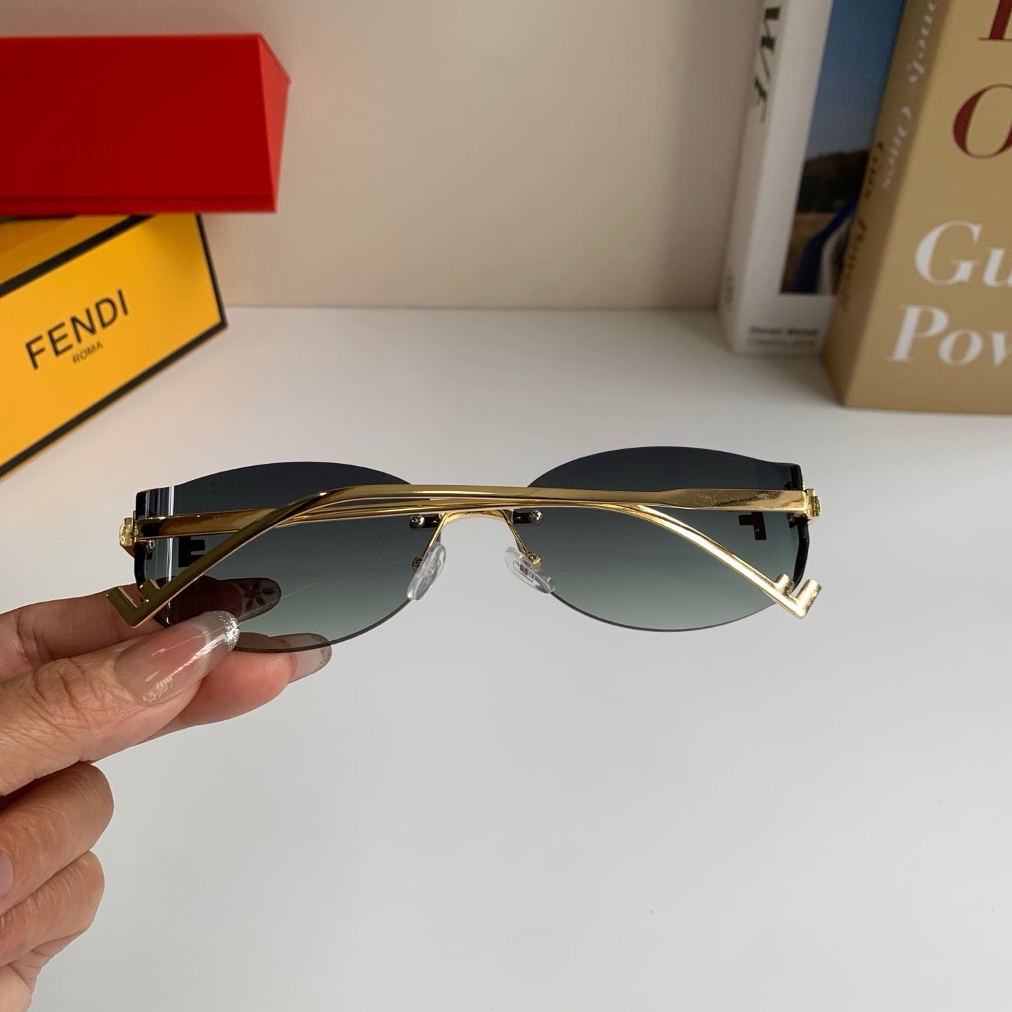 Fendi Fashion Silver Lens Sunglasses for Men & Women - 449830 - detail image 8