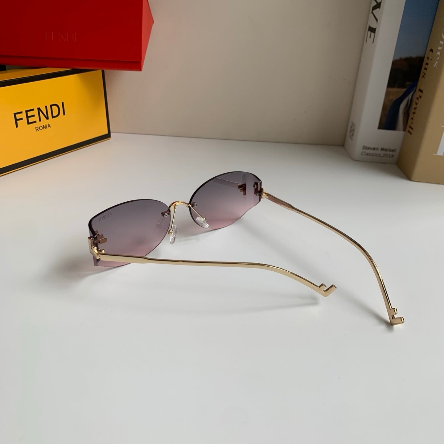 Fendi Fashion Silver Lens Sunglasses for Men & Women - 449820 - detail image 8