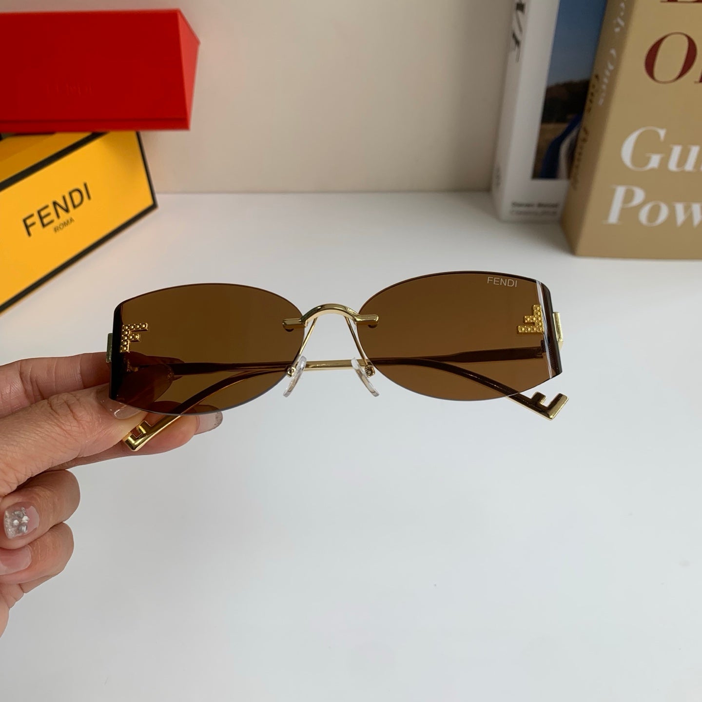 Fendi Fashion Brown Lens Sunglasses for Men & Women - 358770 - detail image 3