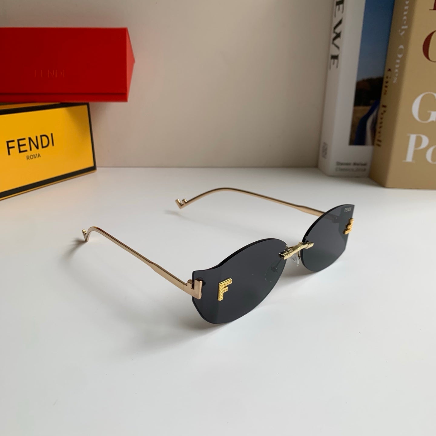 Fendi Fashion Silver Lens Sunglasses for Men & Women - 449824