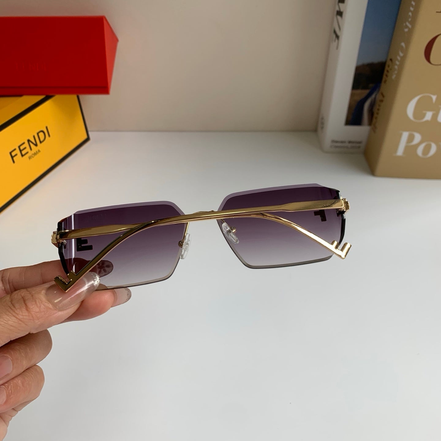 Fendi Fashion Silver Lens Sunglasses for Men & Women - 449835 - detail image 6