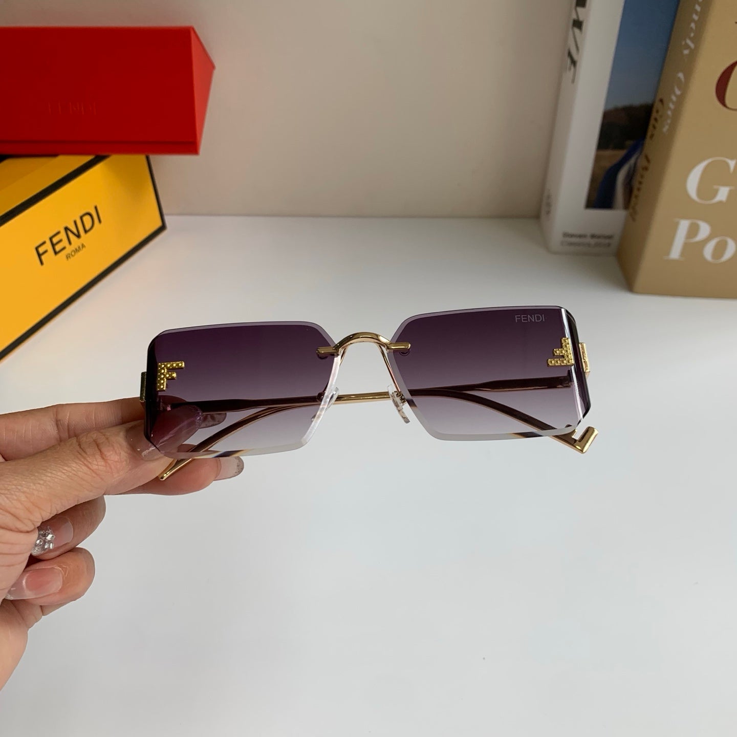 Fendi Fashion Silver Lens Sunglasses for Men & Women - 372450 - detail image 4