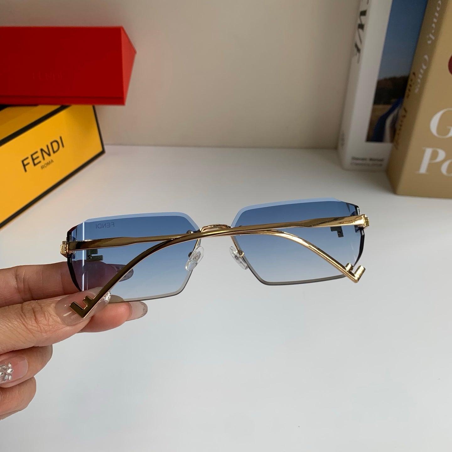 Fendi Fashion Silver Lens Sunglasses for Men & Women - 449836 - detail image 6