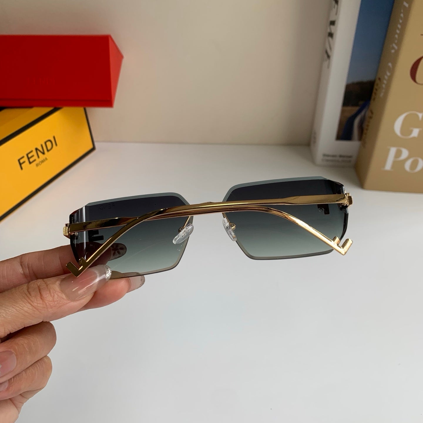 Fendi Fashion Silver Lens Sunglasses for Men & Women - 372452 - detail image 7