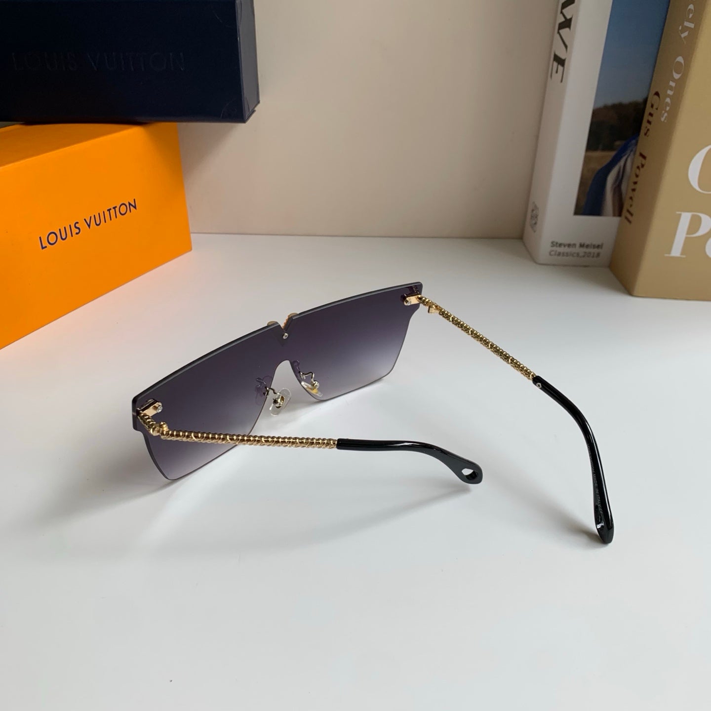 Louis Vuitton Square Silver Lens Sunglasses for Men & Women - 371372 - detail image 7
