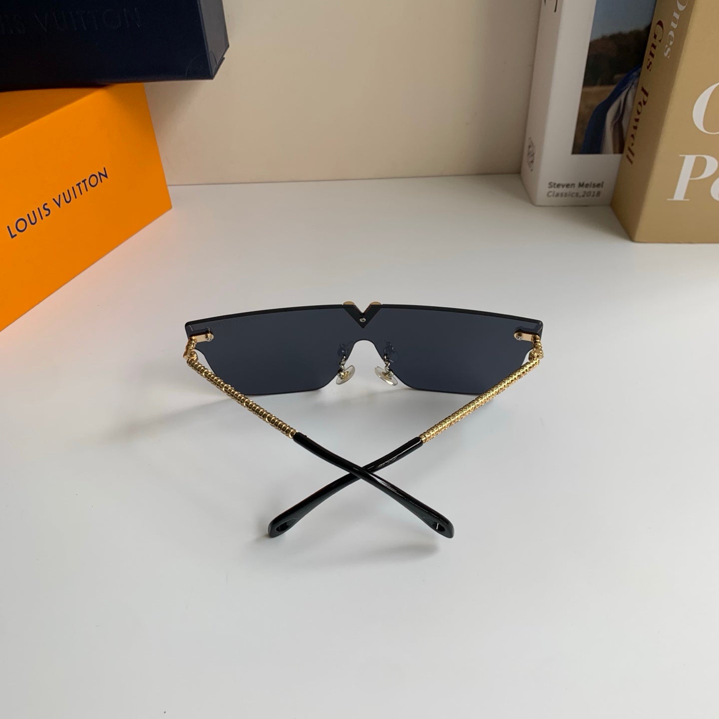 Louis Vuitton Square Silver Lens Sunglasses for Men & Women - 371374 - detail image 6