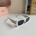 Miu Miu Square Silver Lens Sunglasses for Men & Women - 466169