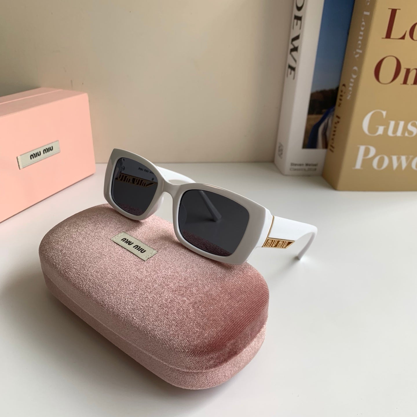 Miu Miu Square Silver Lens Sunglasses for Men & Women - 466169 - detail image 4