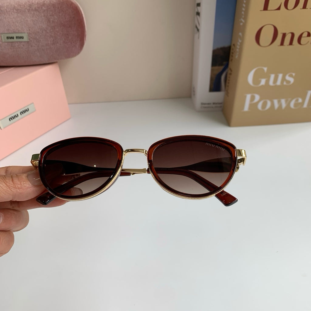 Miu Miu Metal Round Red Lens Sunglasses for Men & Women - 466102 - detail image 3