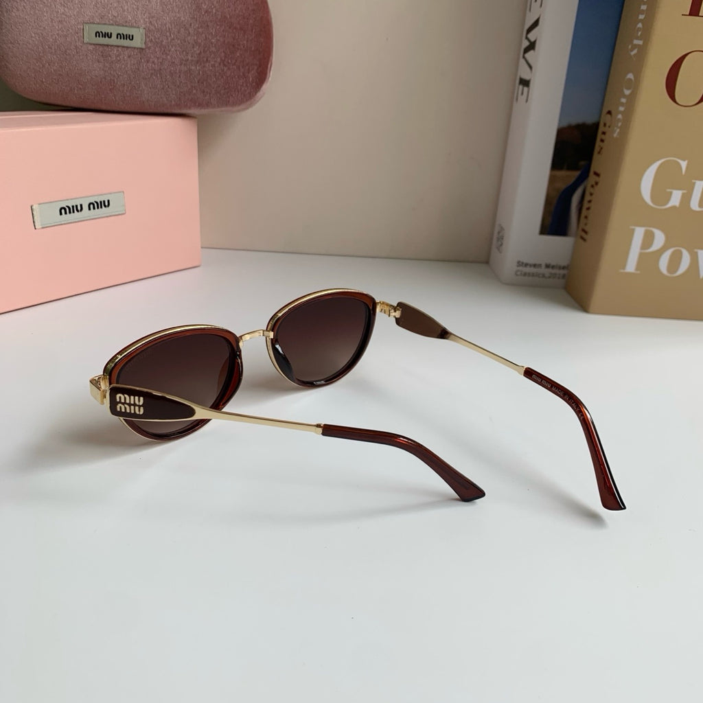 Miu Miu Metal Round Red Lens Sunglasses for Men & Women - 466102 - detail image 9