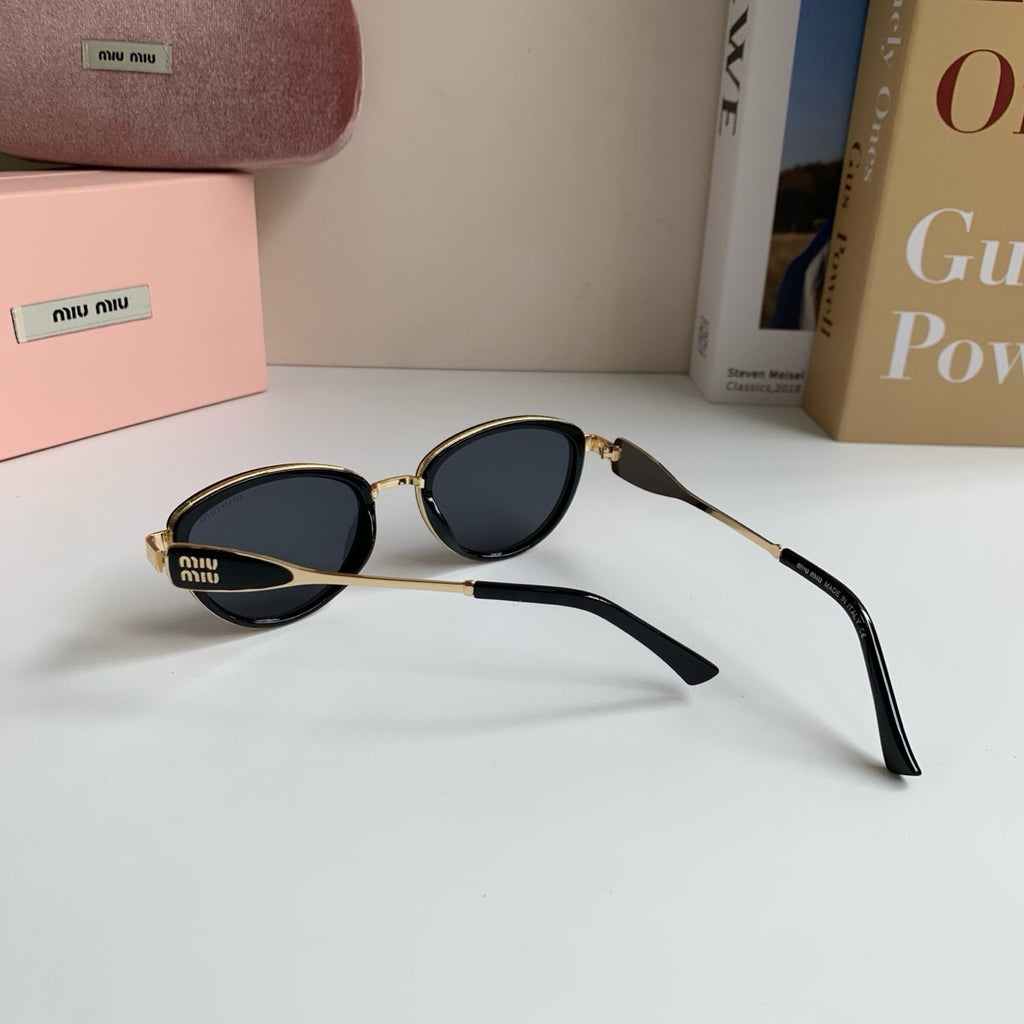 Miu Miu Metal Round Silver Lens Sunglasses for Men & Women - 382985 - detail image 8