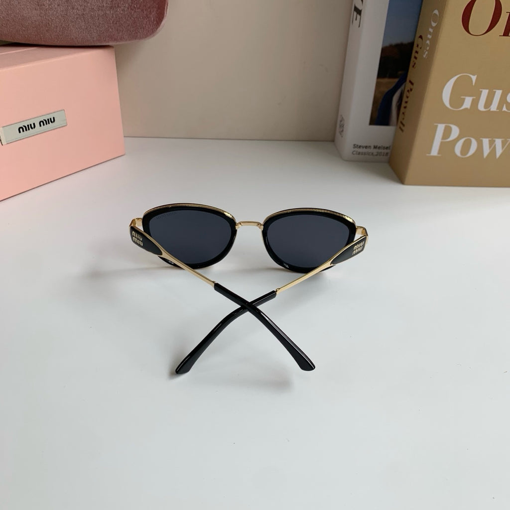 Miu Miu Metal Round Silver Lens Sunglasses for Men & Women - 466103 - detail image 6