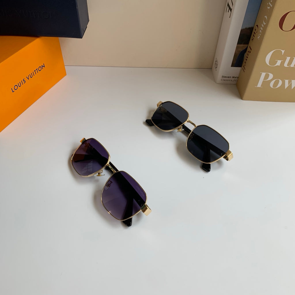 Louis Vuitton Metal Square Silver Lens Sunglasses for Men & Women - 381767 - detail image 9