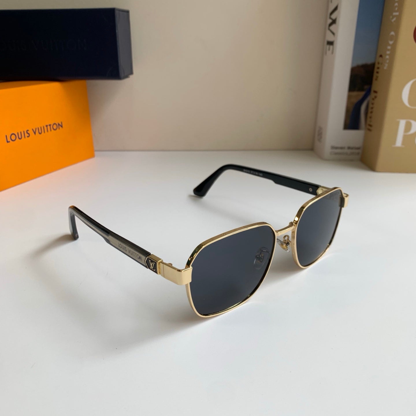 Louis Vuitton Metal Square Silver Lens Sunglasses for Men & Women - 381768