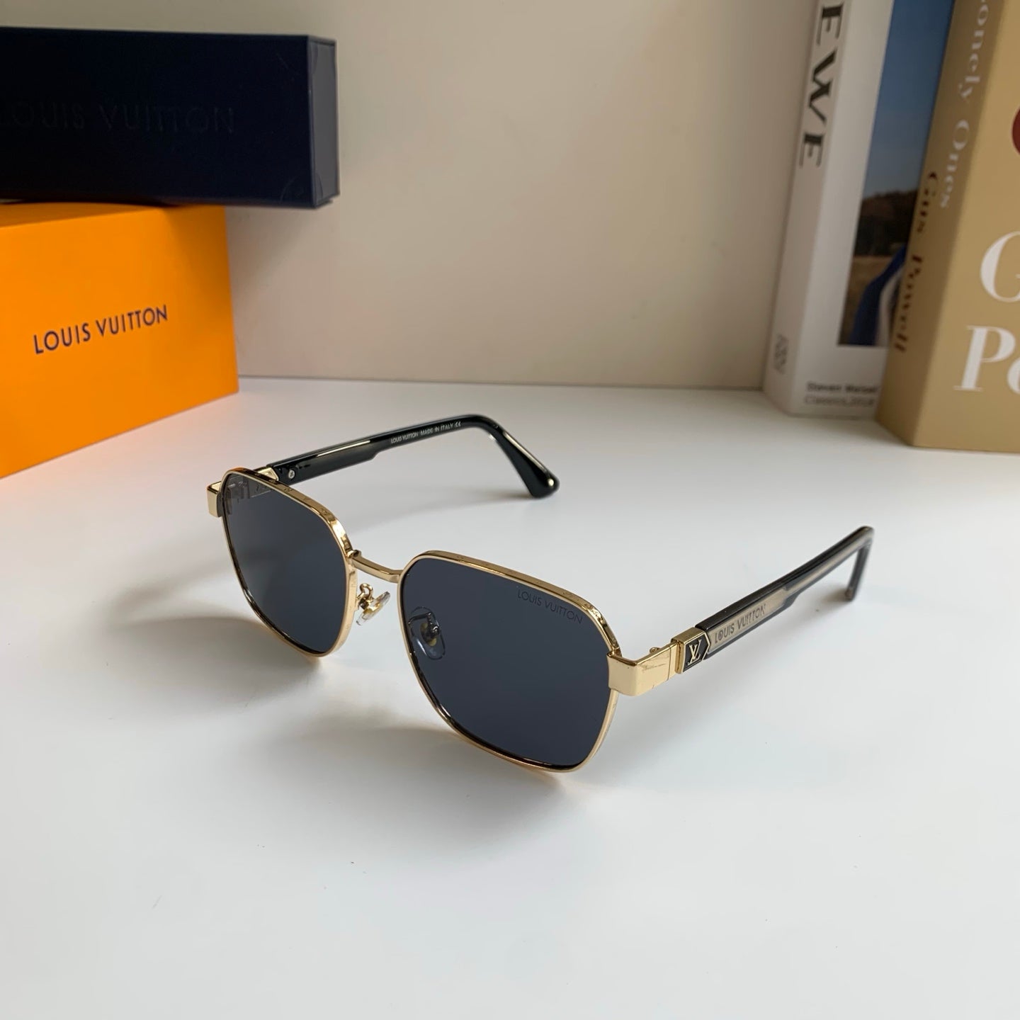 Louis Vuitton Metal Square Silver Lens Sunglasses for Men & Women - 381768 - detail image 2
