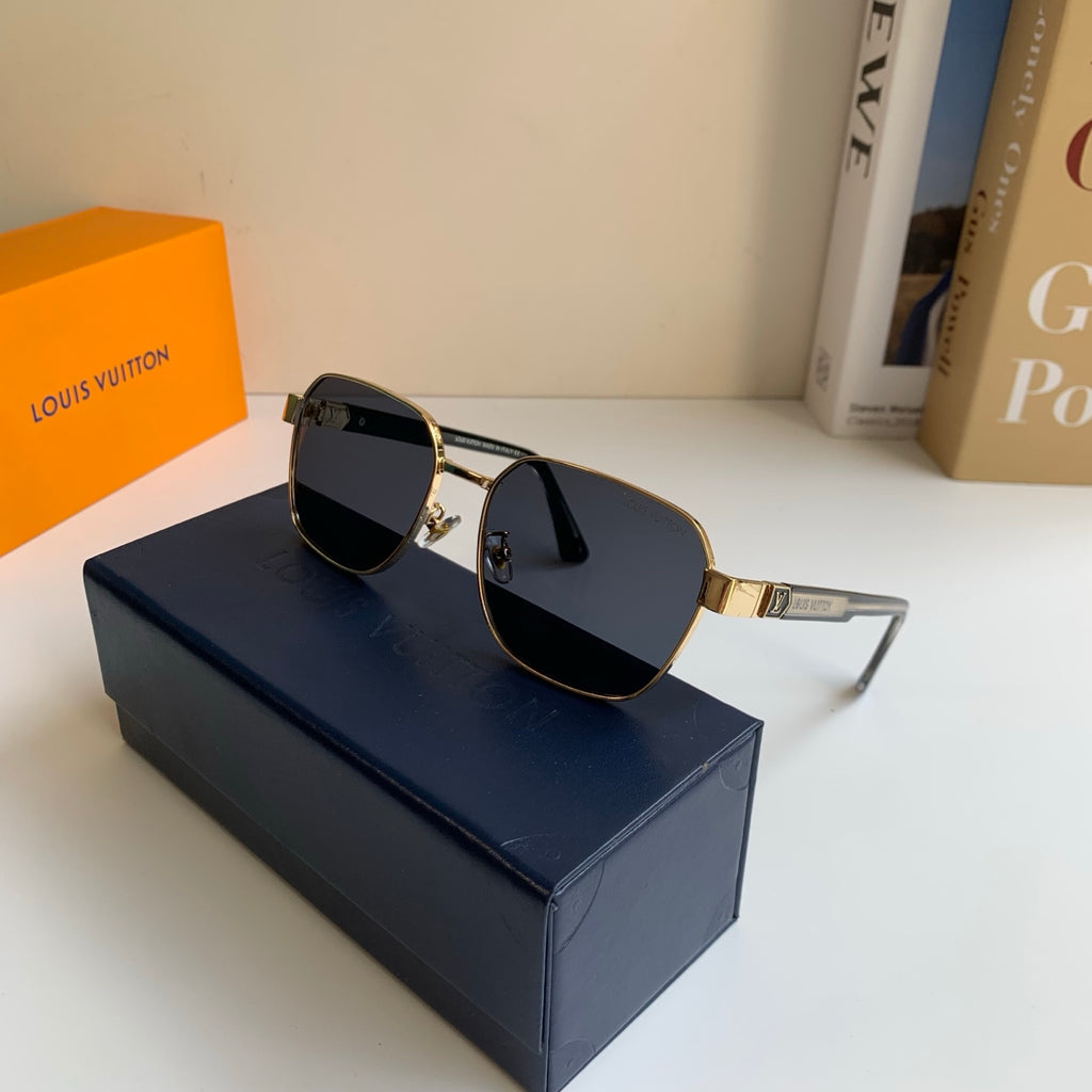Louis Vuitton Metal Square Silver Lens Sunglasses for Men & Women - 381768 - detail image 4